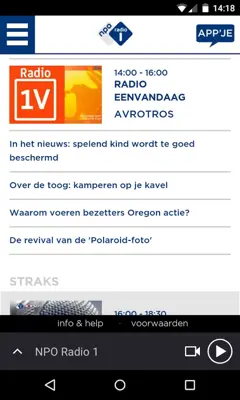 NPO Radio 1 android App screenshot 5